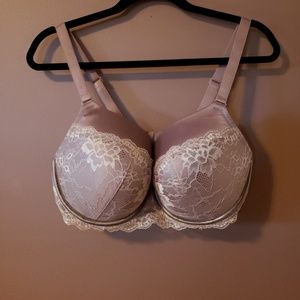 Cacique Peach Nude Lace Bra 40DDD